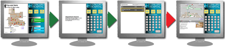 Hospital Wayfinding Interface